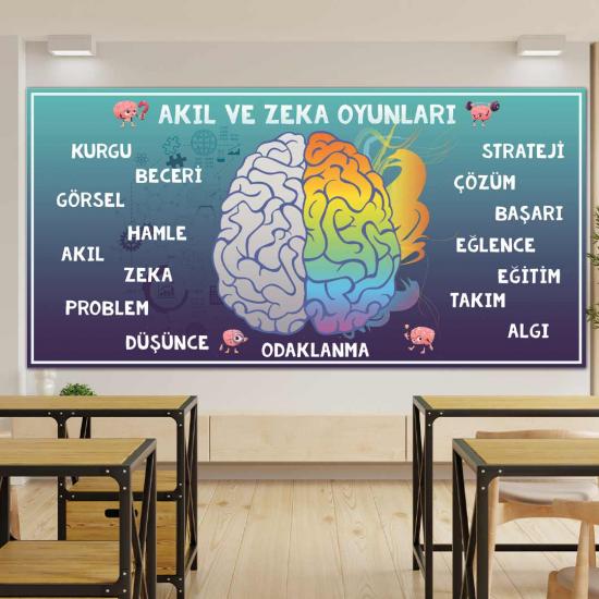 Akıl ve Zeka Oyunları Sınıfı Duvar Giydirmesi